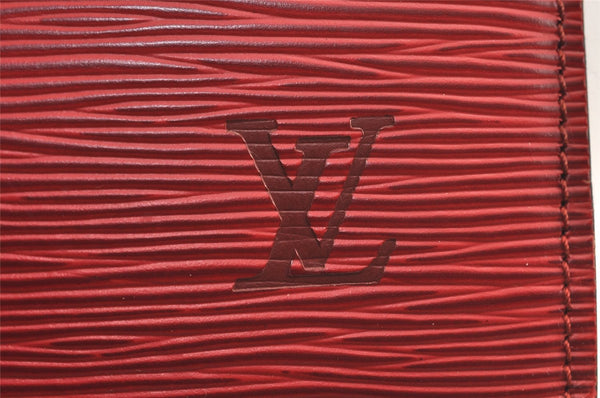 Authentic Louis Vuitton Epi Riviera Hand Bag Red M48187 LV 2268J