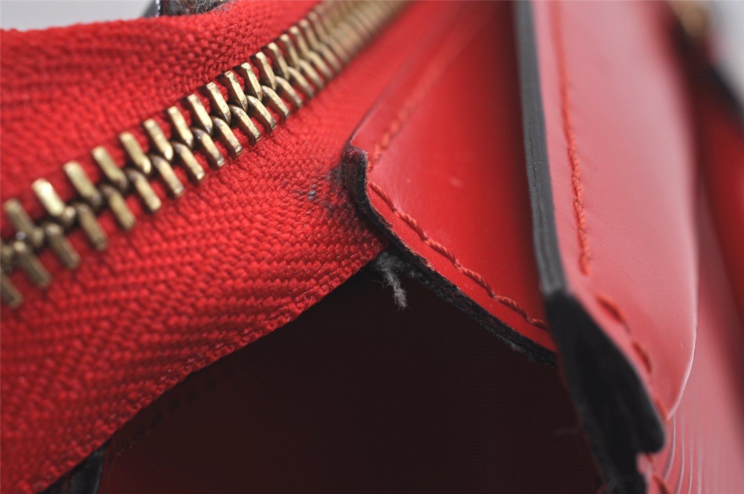 Authentic Louis Vuitton Epi Riviera Hand Bag Red M48187 LV 2268J