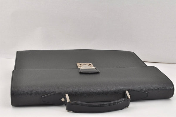 Authentic Louis Vuitton Taiga Robusto 2 Briefcase Hand Bag Black M31042 LV 2269K