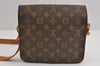 Authentic Louis Vuitton Monogram Cartouchiere MM Shoulder Bag Old Model 2270J