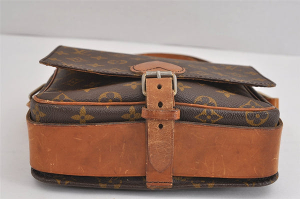 Authentic Louis Vuitton Monogram Cartouchiere MM Shoulder Bag Old Model 2270J