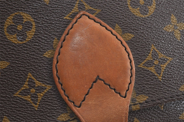 Authentic Louis Vuitton Monogram Cartouchiere MM Shoulder Bag Old Model 2270J