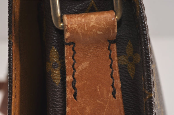 Authentic Louis Vuitton Monogram Cartouchiere MM Shoulder Bag Old Model 2270J