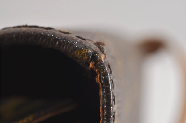 Authentic Louis Vuitton Monogram Cartouchiere MM Shoulder Bag Old Model 2270J