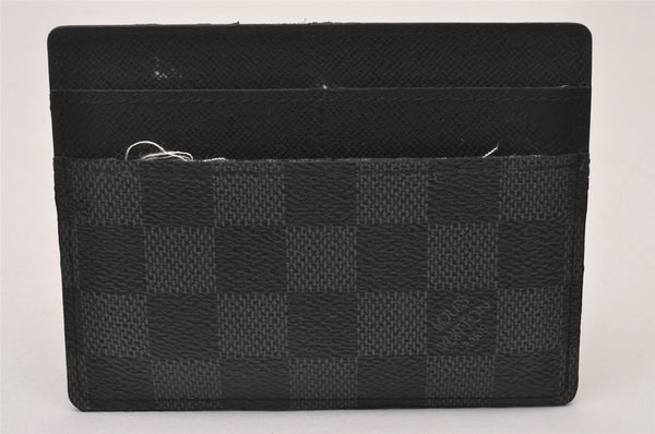 Auth Louis Vuitton Damier Graphite Portefeuille Compact Modular Wallet LV 2272I