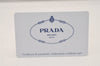Authentic PRADA DENIM Canapa SS 2Way Shoulder Hand Bag Purse 1BG439 Blue 2272J