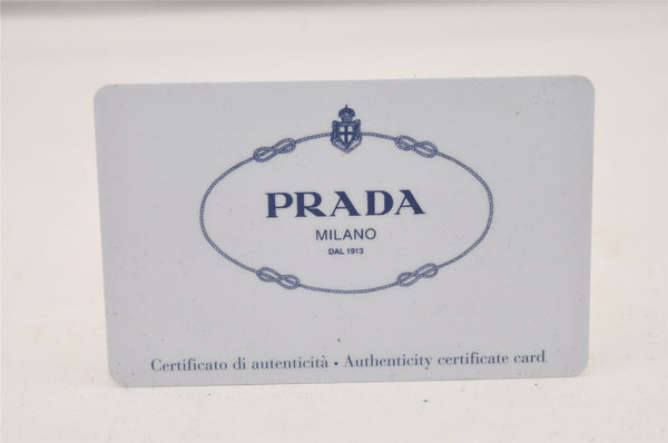 Authentic PRADA DENIM Canapa SS 2Way Shoulder Hand Bag Purse 1BG439 Blue 2272J