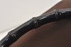 Authentic GUCCI Bamboo 2Way Shoulder Hand Bag Nylon Leather 0011577 Brown 2274J