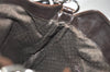 Authentic GUCCI Bamboo 2Way Shoulder Hand Bag Nylon Leather 0011577 Brown 2274J
