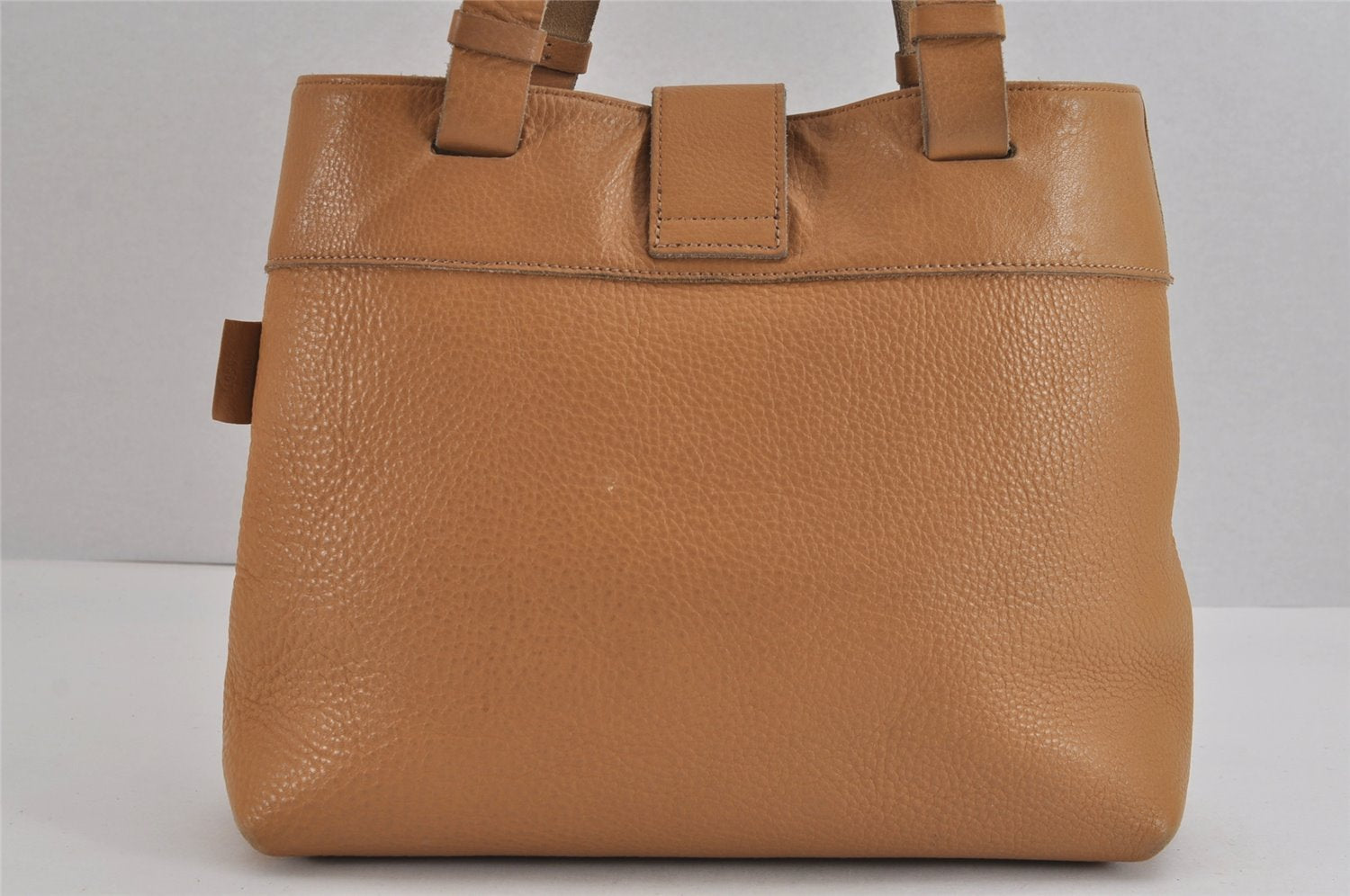 Authentic GUCCI Vintage Shoulder Hand Tote Bag Purse Leather Brown 2275J