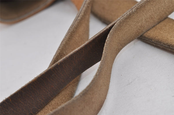 Authentic GUCCI Vintage Shoulder Hand Tote Bag Purse Leather Brown 2275J