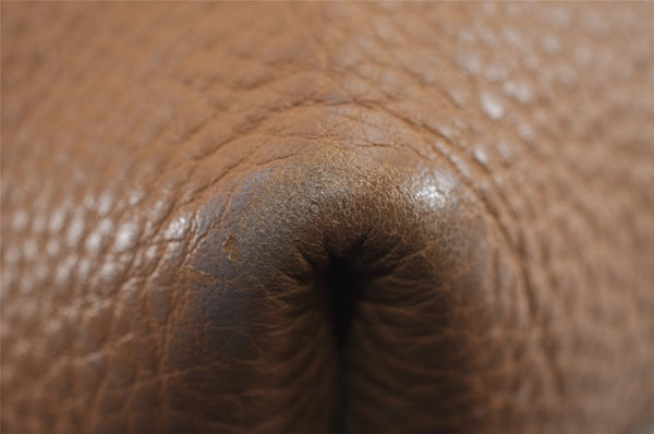 Authentic GUCCI Vintage Shoulder Hand Tote Bag Purse Leather Brown 2275J