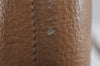 Authentic GUCCI Vintage Shoulder Hand Tote Bag Purse Leather Brown 2275J