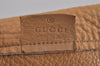 Authentic GUCCI Vintage Shoulder Hand Tote Bag Purse Leather Brown 2275J