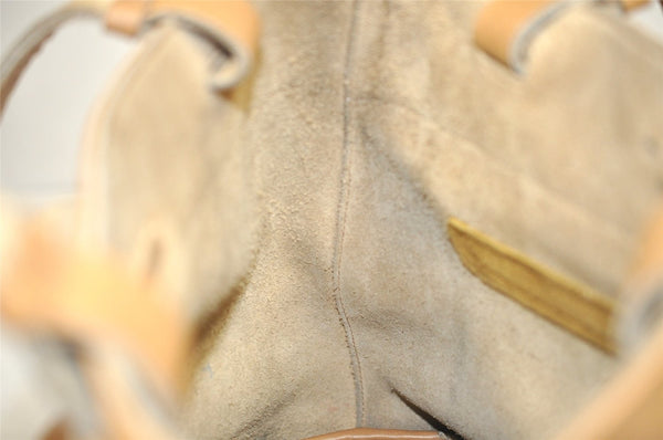 Authentic GUCCI Vintage Shoulder Hand Tote Bag Purse Leather Brown 2275J