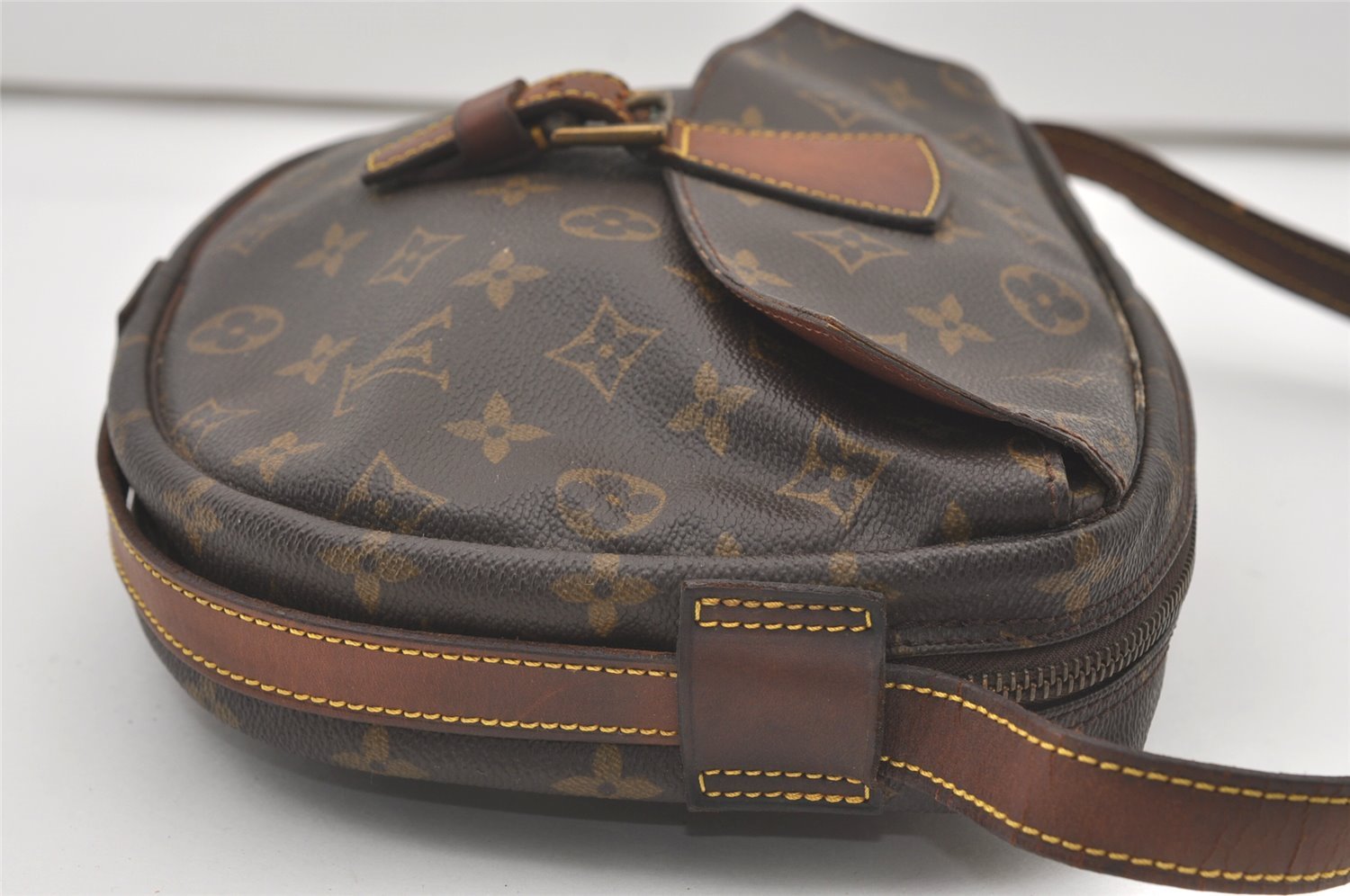 Authentic Louis Vuitton Monogram Jeune Fille MM M51226 Shoulder Cross Bag 2276J