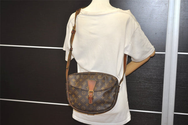 Authentic Louis Vuitton Monogram Jeune Fille MM M51226 Shoulder Cross Bag 2276J