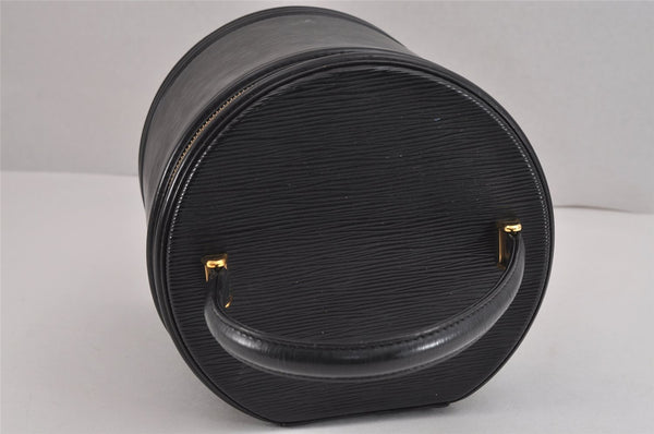 Authentic Louis Vuitton Epi Cannes Cosmetic Hand Bag Black M48032 Junk 2277J