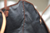Authentic FENDI Zucca Shoulder Hand Tote Bag Nylon Leather Brown Black 2278I
