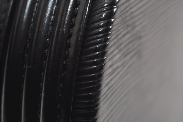 Authentic Louis Vuitton Epi Cannes Cosmetic Hand Bag Purse Black M48032 LV 2278J