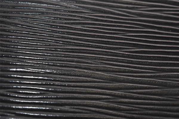 Authentic Louis Vuitton Epi Cannes Cosmetic Hand Bag Purse Black M48032 LV 2278J