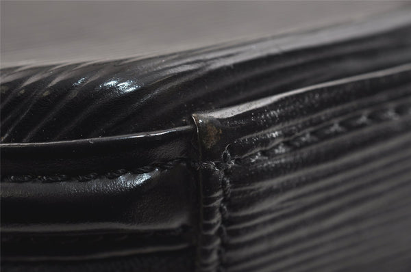 Authentic Louis Vuitton Epi Cannes Cosmetic Hand Bag Purse Black M48032 LV 2278J