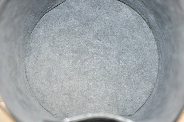 Authentic Louis Vuitton Epi Cannes Cosmetic Hand Bag Purse Black M48032 LV 2278J