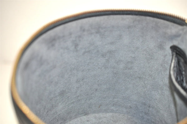 Authentic Louis Vuitton Epi Cannes Cosmetic Hand Bag Purse Black M48032 LV 2278J