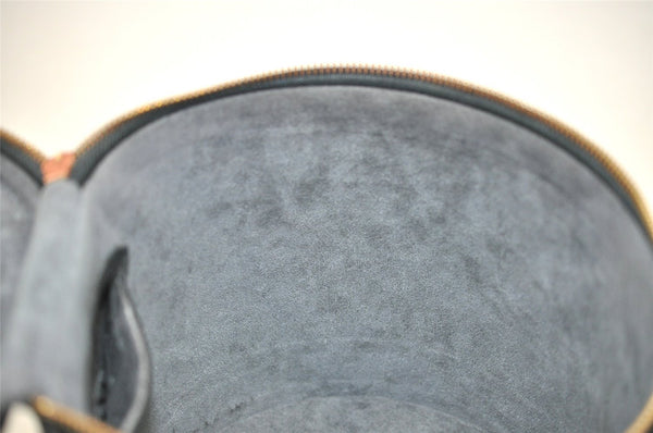 Authentic Louis Vuitton Epi Cannes Cosmetic Hand Bag Purse Black M48032 LV 2278J