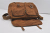 Authentic PRADA Vintage Nylon Tessuto Leather Shoulder Bag Brown 2280I