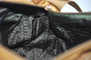 Authentic PRADA Vintage Nylon Tessuto Leather Shoulder Bag Brown 2280I