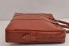 Authentic Louis Vuitton Epi Porte Documents Voyage Briefcase M54473 Brown 2280J
