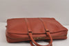 Authentic Louis Vuitton Epi Porte Documents Voyage Briefcase M54473 Brown 2280J