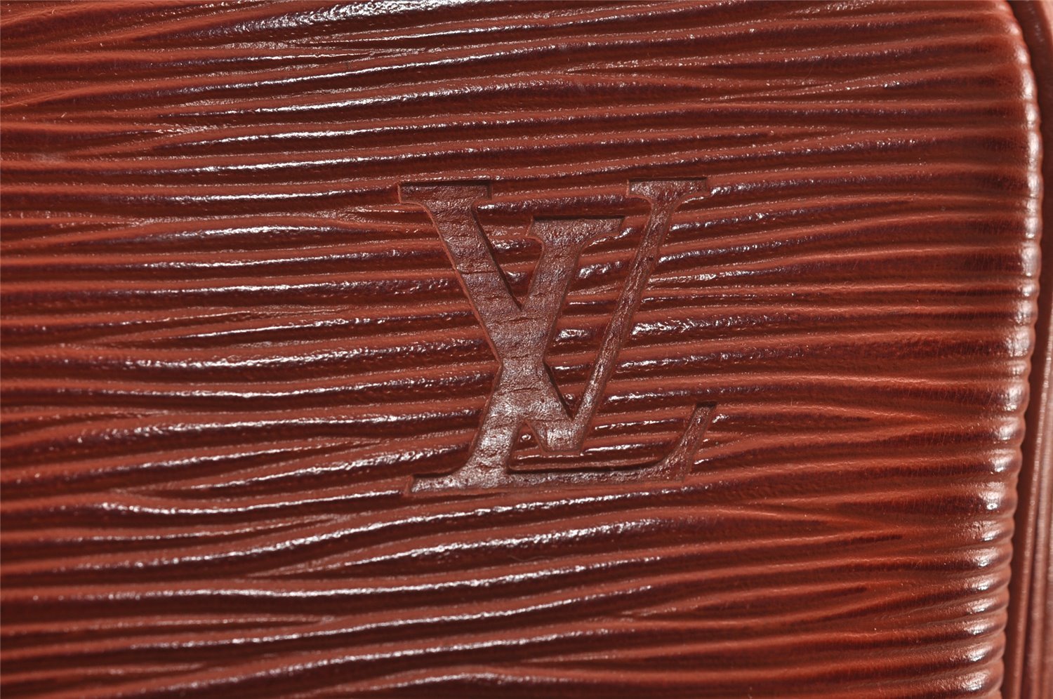 Authentic Louis Vuitton Epi Porte Documents Voyage Briefcase M54473 Brown 2280J