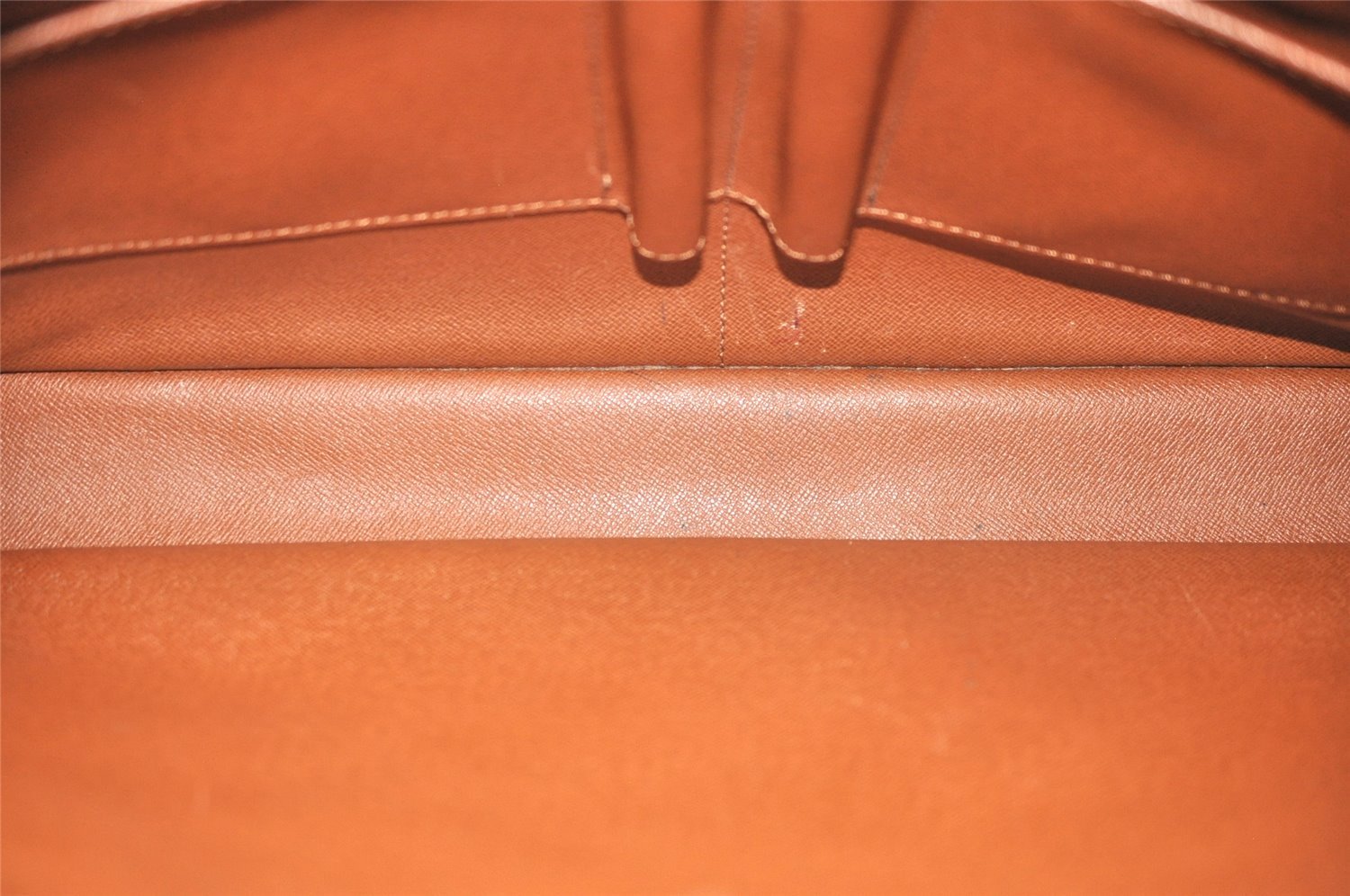 Authentic Louis Vuitton Epi Porte Documents Voyage Briefcase M54473 Brown 2280J