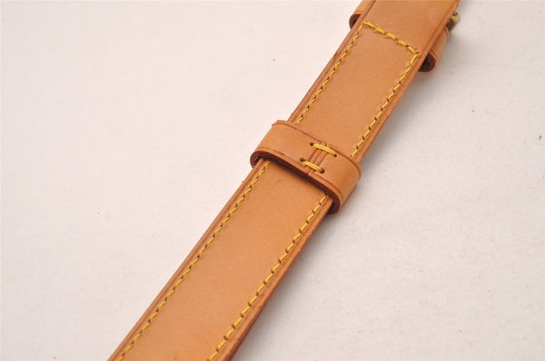 Authentic Louis Vuitton Leather Shoulder Strap Beige 35.8-42.9" LV 2282J