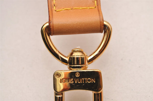 Authentic Louis Vuitton Leather Shoulder Strap Beige 35.8-42.9" LV 2282J