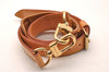 Authentic Louis Vuitton Leather Shoulder Strap Beige 35.8-42.9" LV 2282J