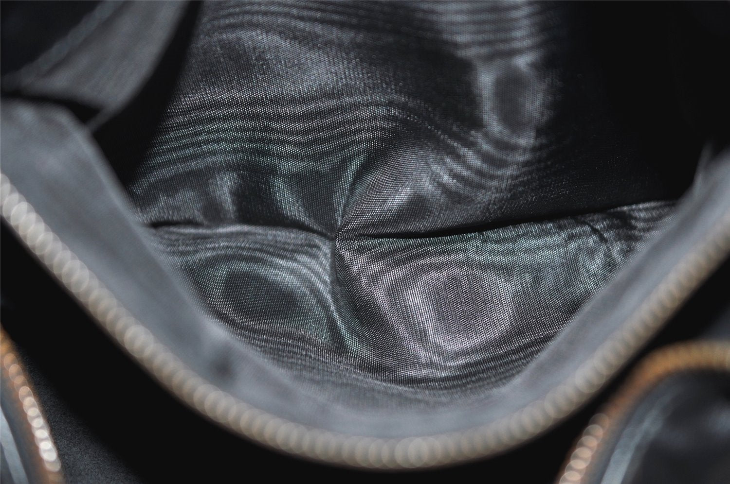 Authentic GUCCI Horsebit Large Hobo Shoulder Hand Bag Leather 115867 Black 2283I