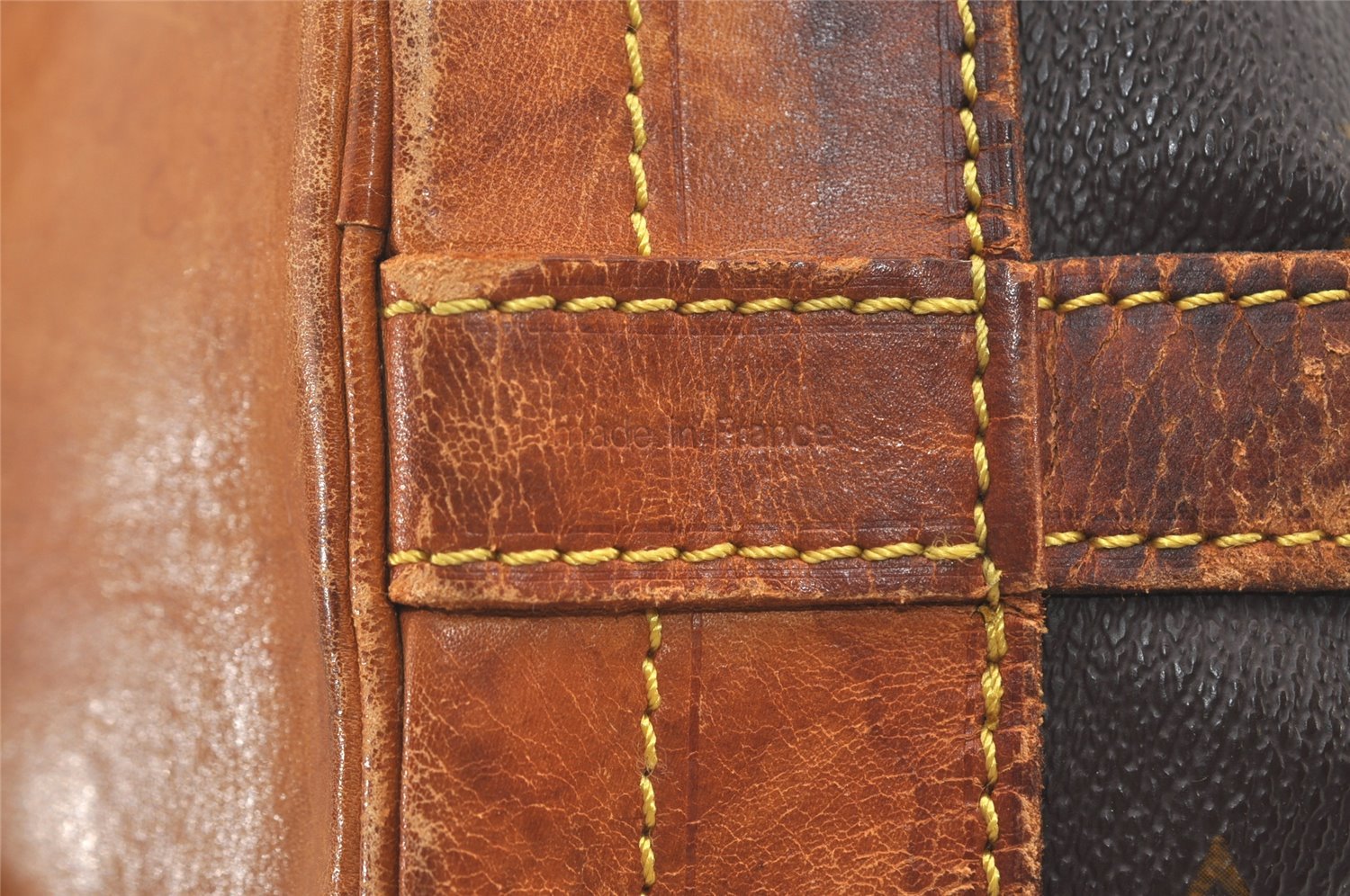 Authentic Louis Vuitton Monogram Noe Shoulder Drawstring Bag M42224 LV 2284J