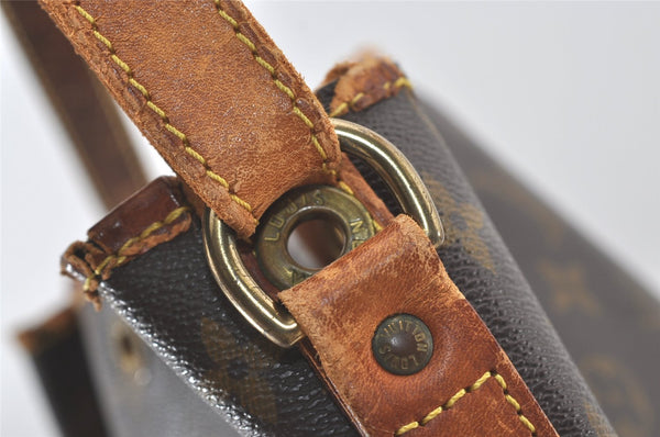 Authentic Louis Vuitton Monogram Noe Shoulder Drawstring Bag M42224 LV 2284J