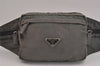 Authentic PRADA Vintage Nylon Tessuto Waist Body Bag Purse Khaki Green 2286J