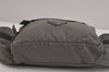 Authentic PRADA Vintage Nylon Tessuto Waist Body Bag Purse Khaki Green 2286J