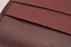 Authentic Cartier Must de Cartier Long Wallet Purse Leather Bordeaux Red 2287I