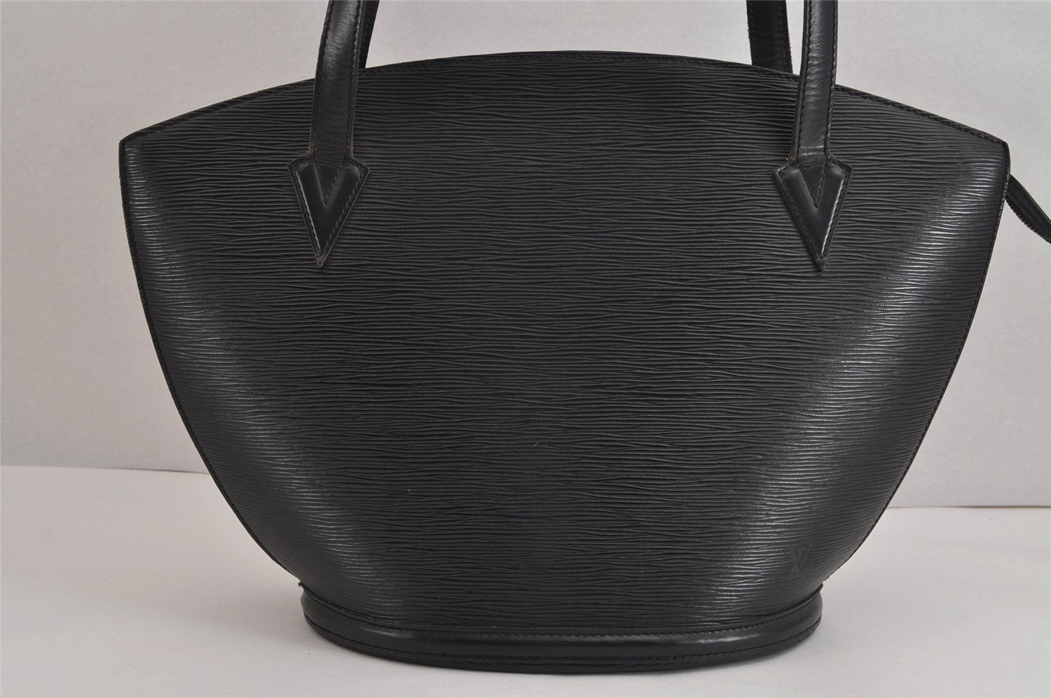 Auth Louis Vuitton Epi Saint Jacques Shopping Shoulder Bag Black M52262 LV 2288J