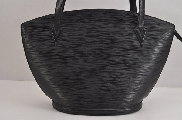 Auth Louis Vuitton Epi Saint Jacques Shopping Shoulder Bag Black M52262 LV 2288J