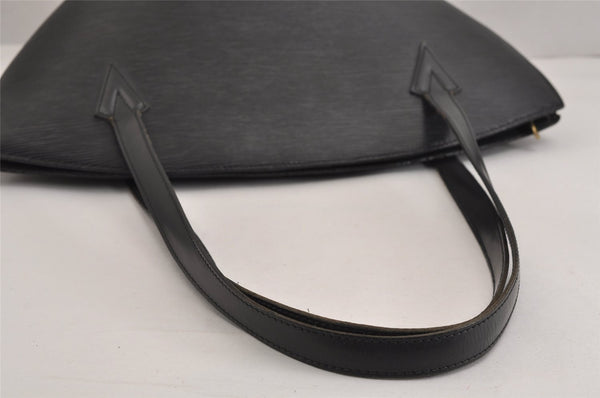 Auth Louis Vuitton Epi Saint Jacques Shopping Shoulder Bag Black M52262 LV 2288J