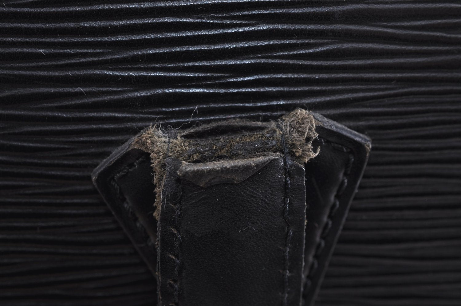 Auth Louis Vuitton Epi Saint Jacques Shopping Shoulder Bag Black M52262 LV 2288J