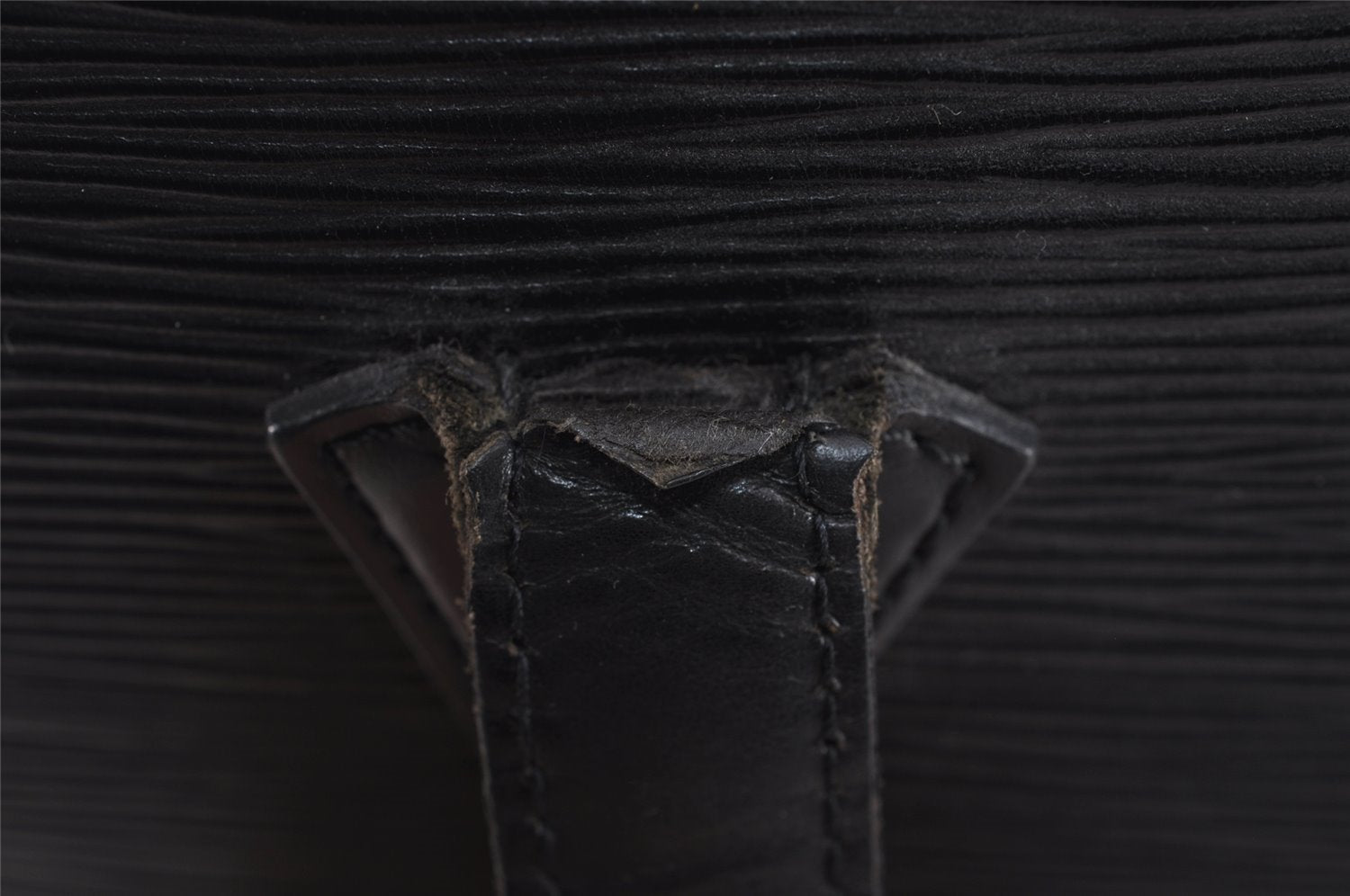 Auth Louis Vuitton Epi Saint Jacques Shopping Shoulder Bag Black M52262 LV 2288J