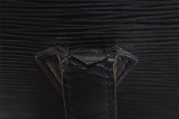 Auth Louis Vuitton Epi Saint Jacques Shopping Shoulder Bag Black M52262 LV 2288J